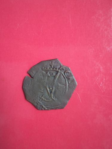 2 monedas Españolas antiguas: Ambas de bronc - Imagen 1